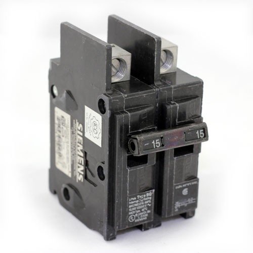 SIEMENS BQ2B020 Bolt on Thermal Circuit Breaker 2Pole 20 Amps